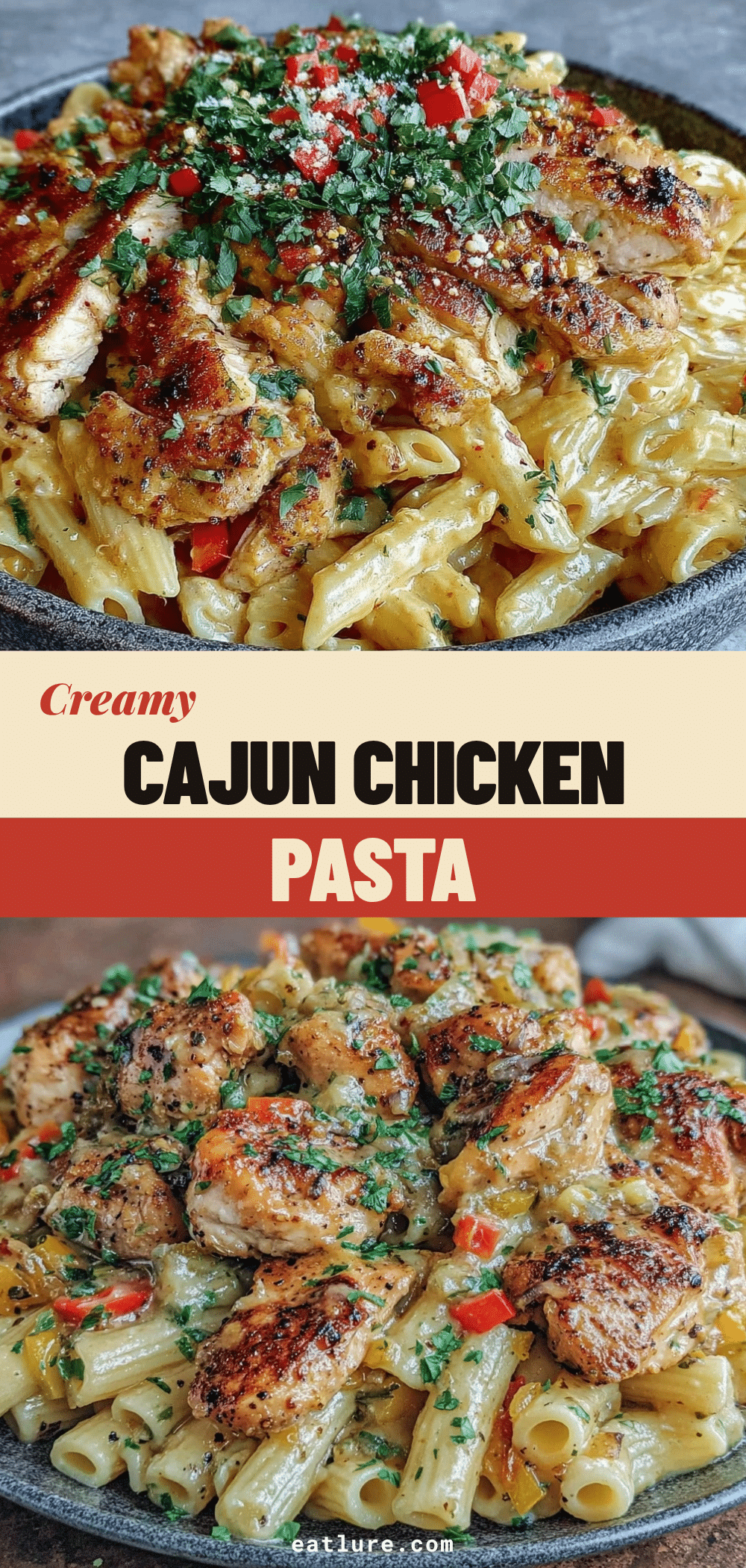 creamy Cajun chicken pasta recipe