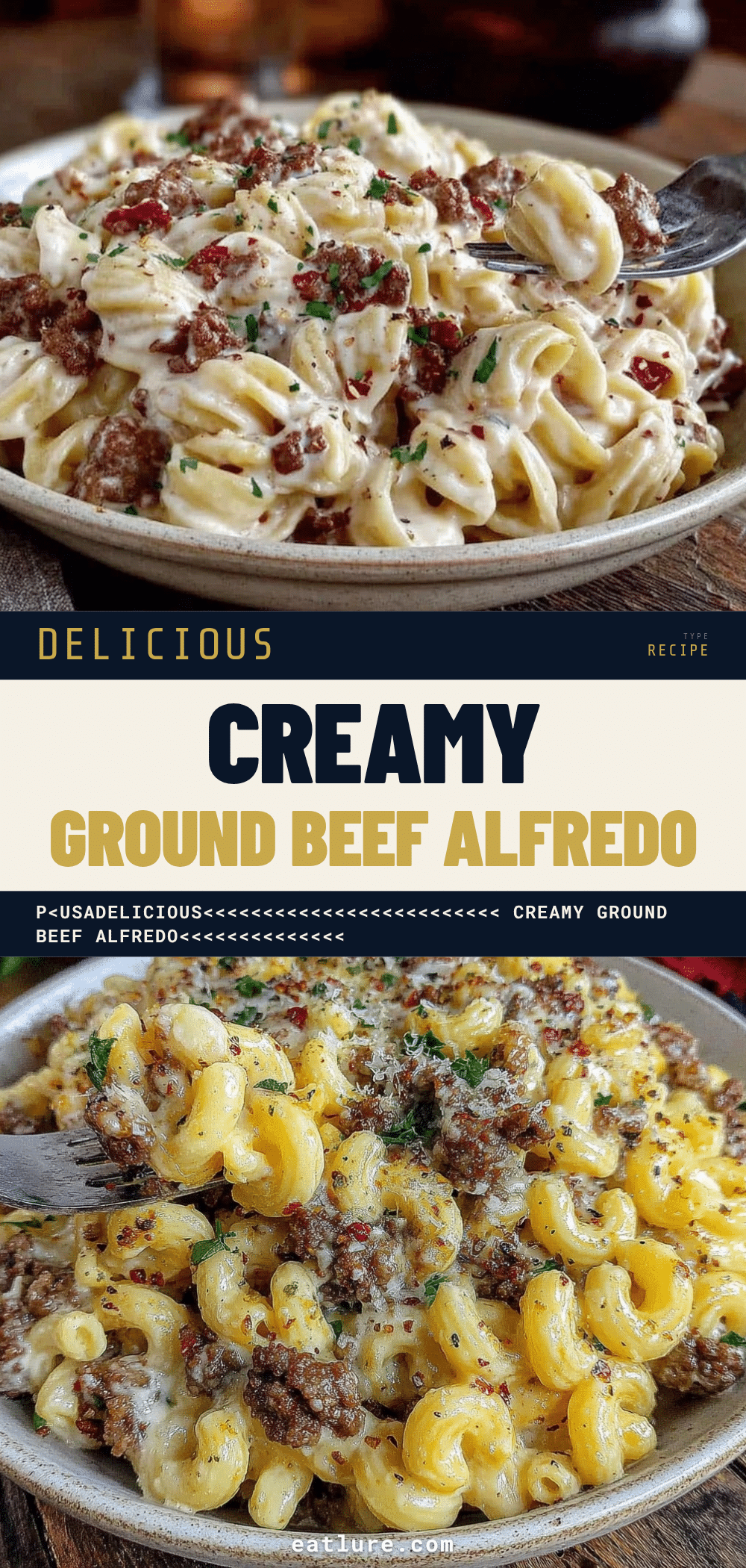 creamy ground beef alfredo recipe