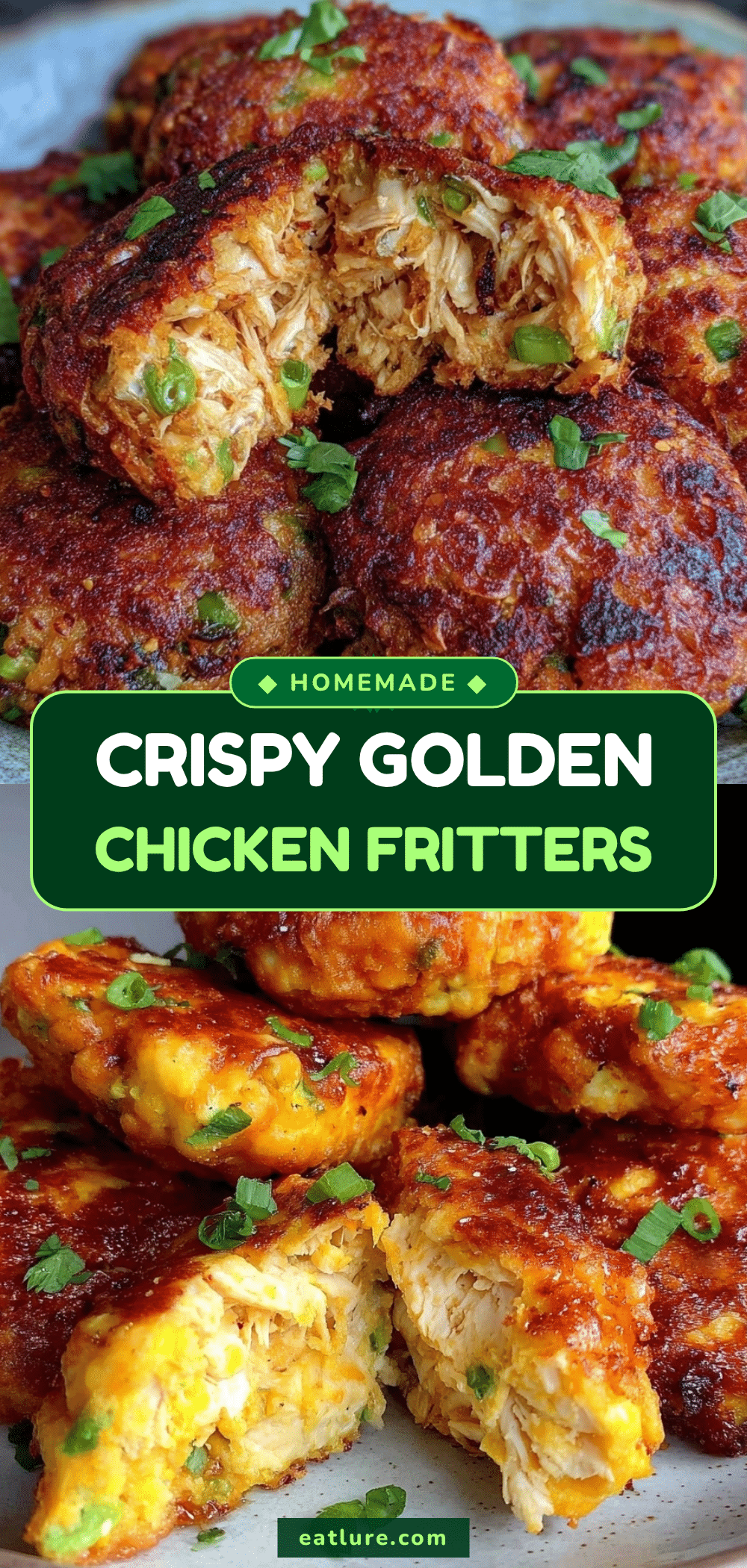 crispy chicken fritters recipe