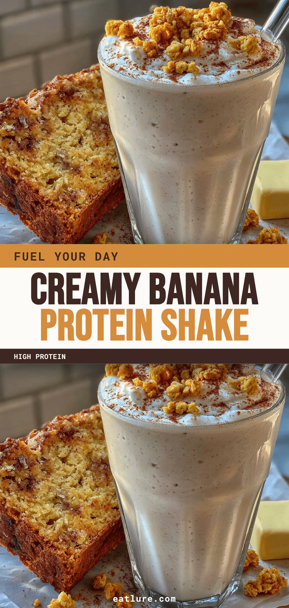 banana bread protein shake recipe
