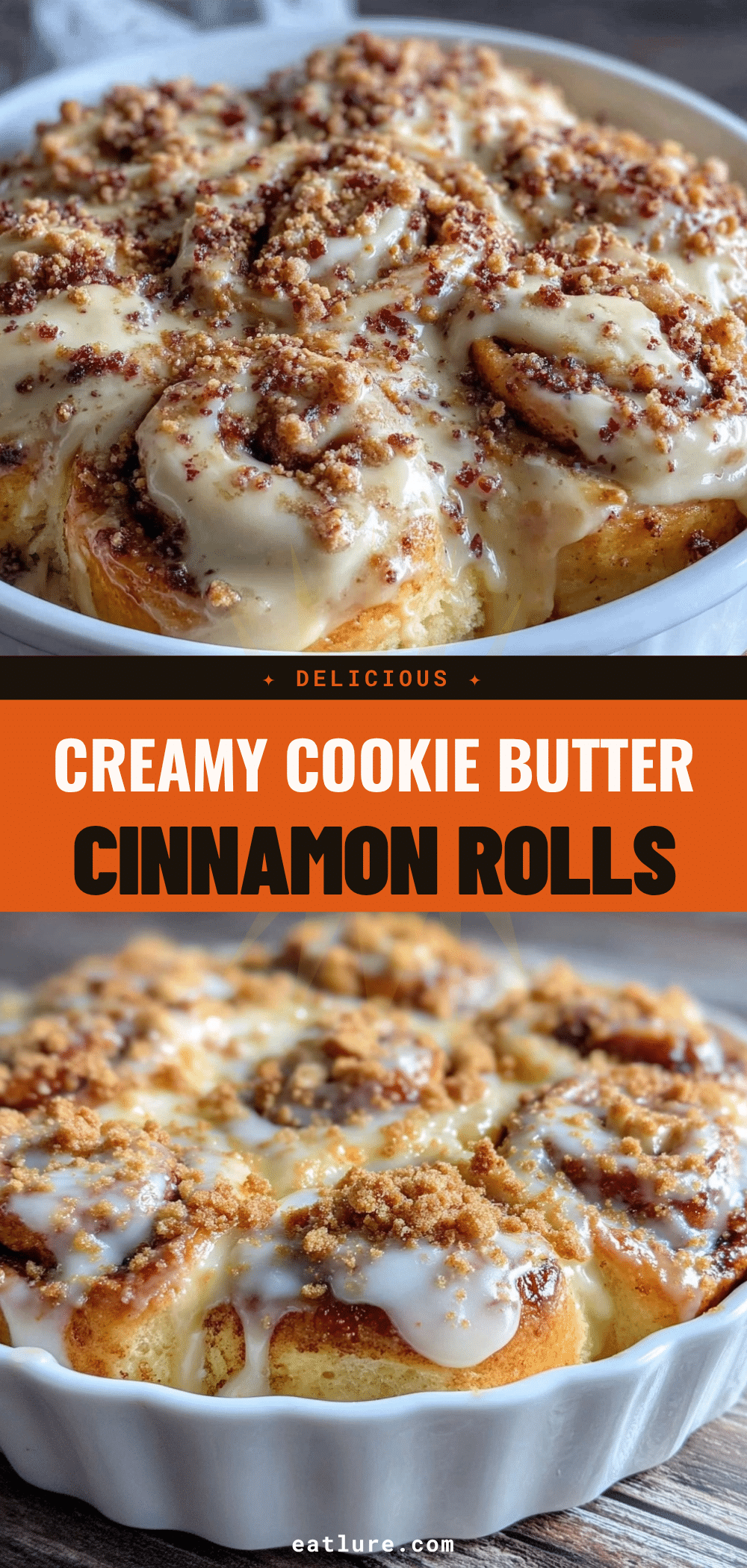 Biscoff Cinnamon Rolls recipe