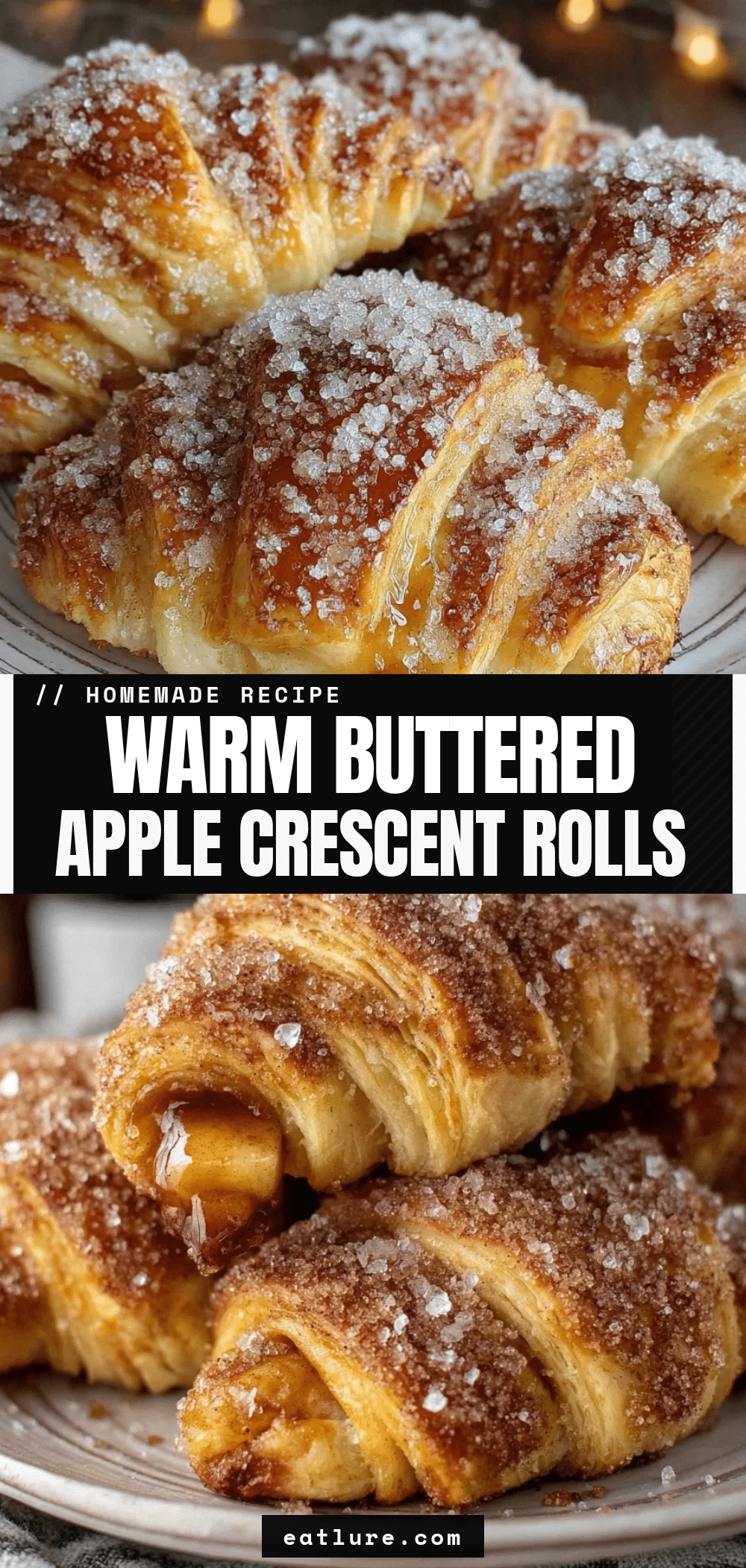 buttery apple crescent rolls recipe
