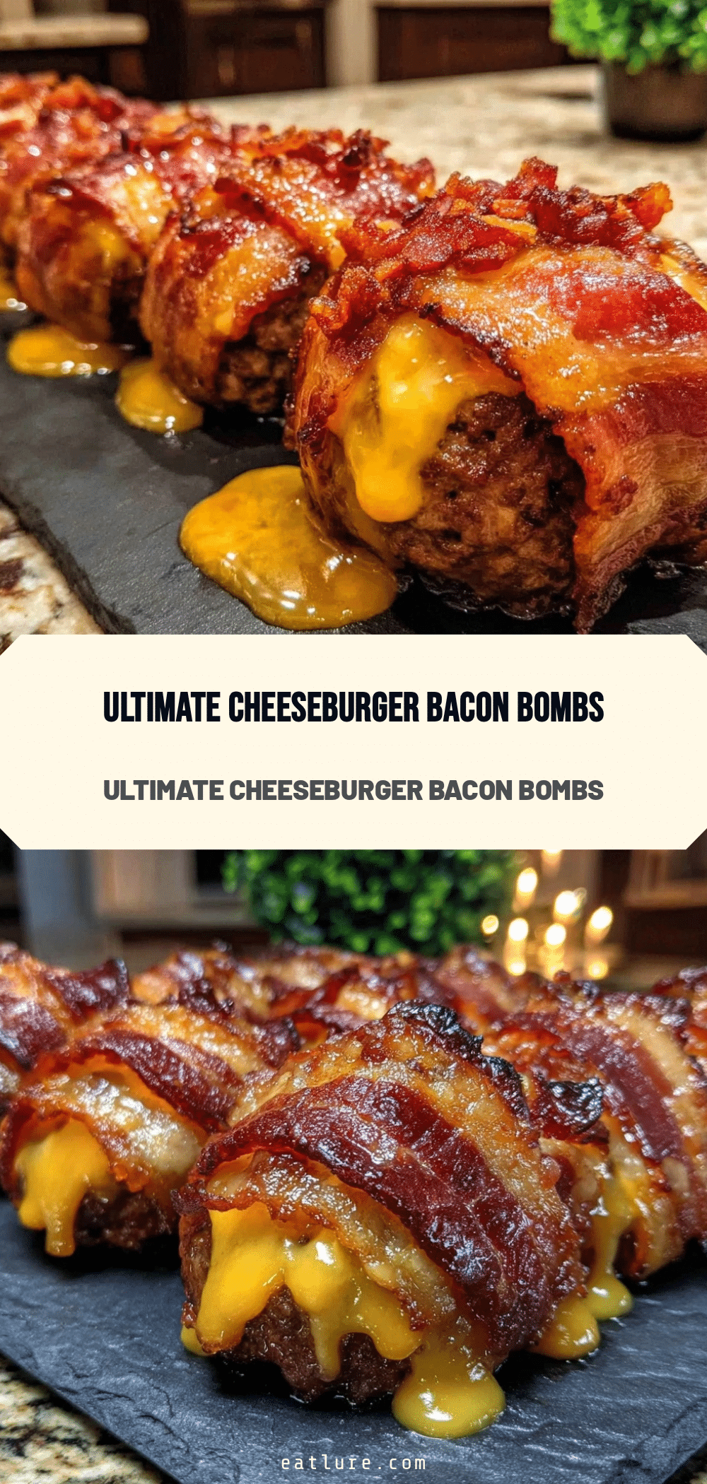Juicy Cheeseburger Bacon Bombs recipe