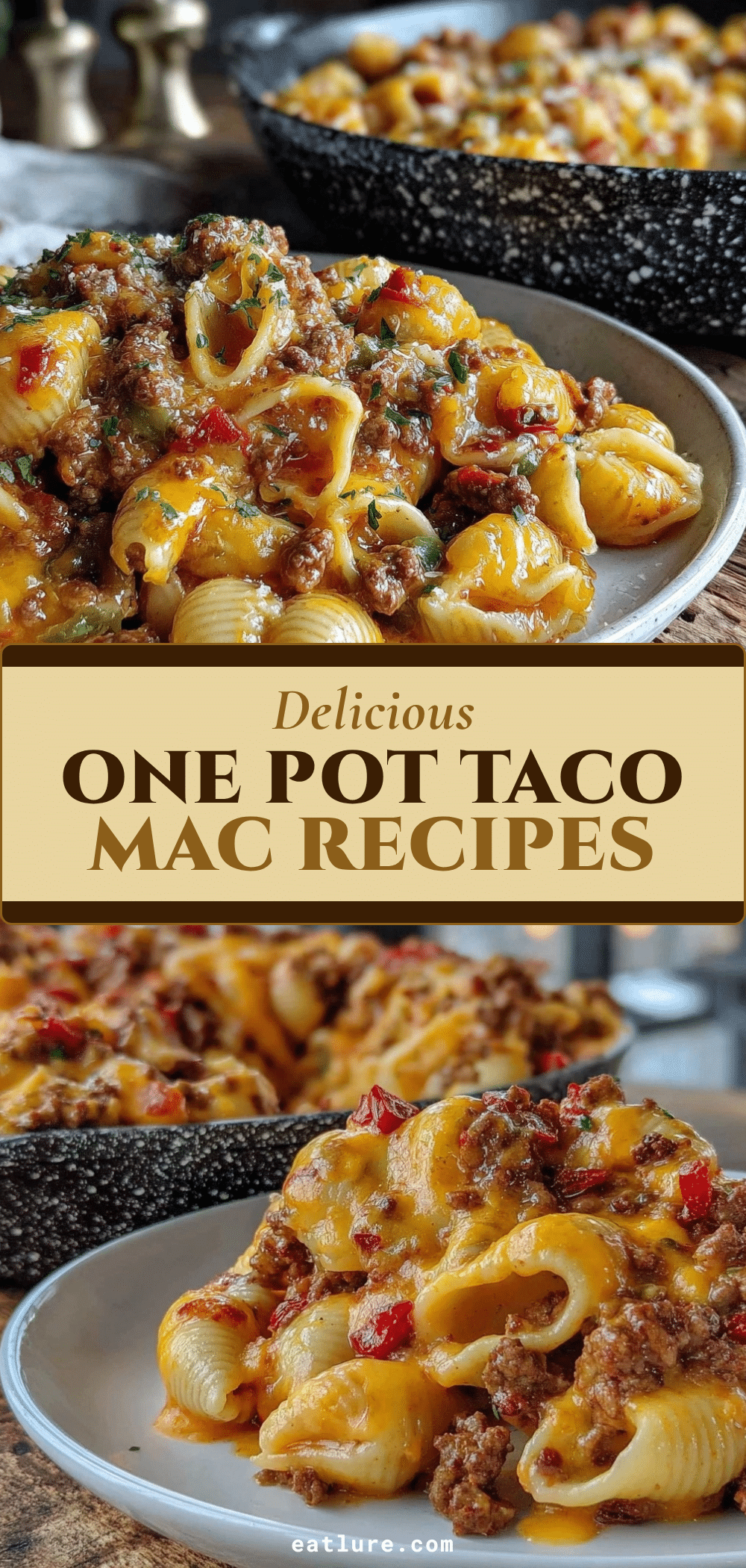 one pot cheesy taco mac recipe