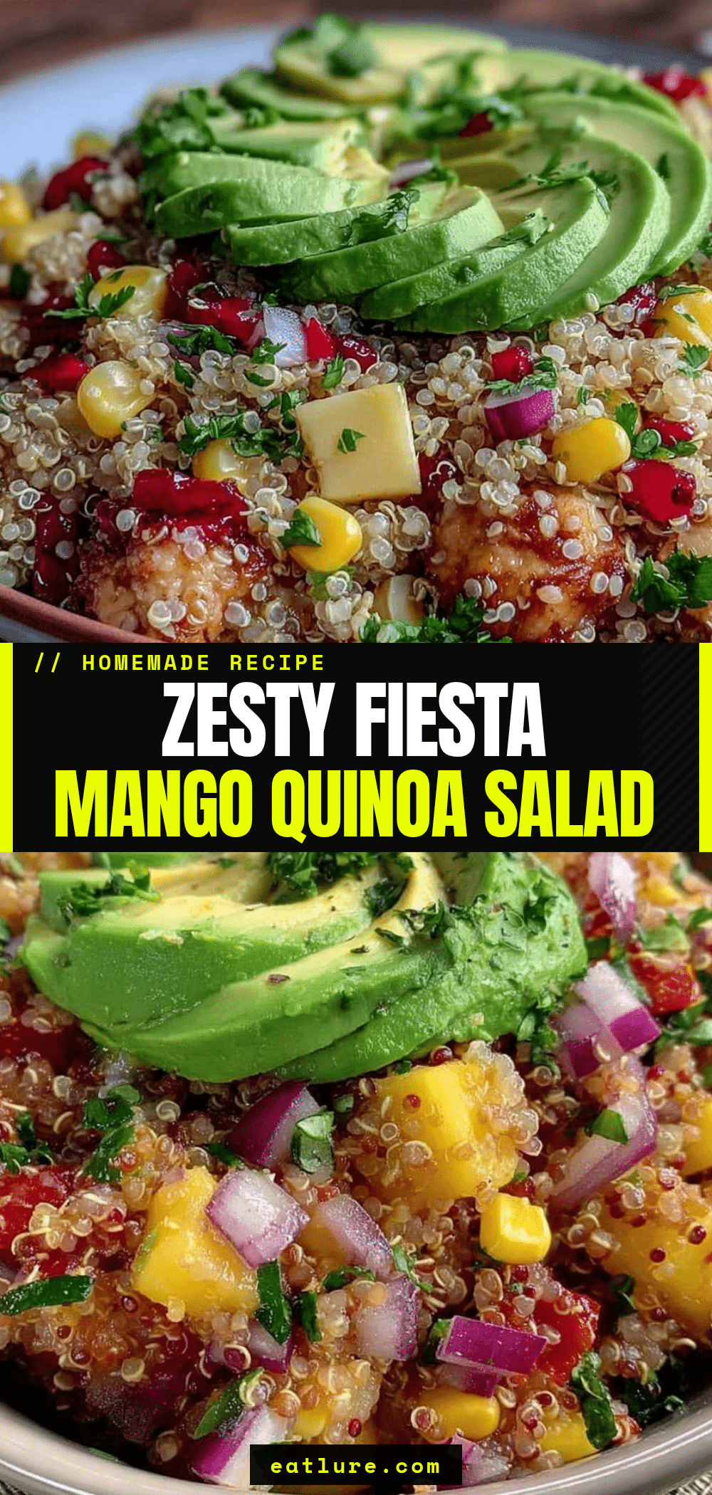 zesty mango quinoa salad recipe